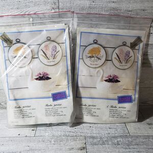 Sweden Marks Kattens Embroidery Kits Tavla Flowers Hyacinth Peony Nov Dec Frames
